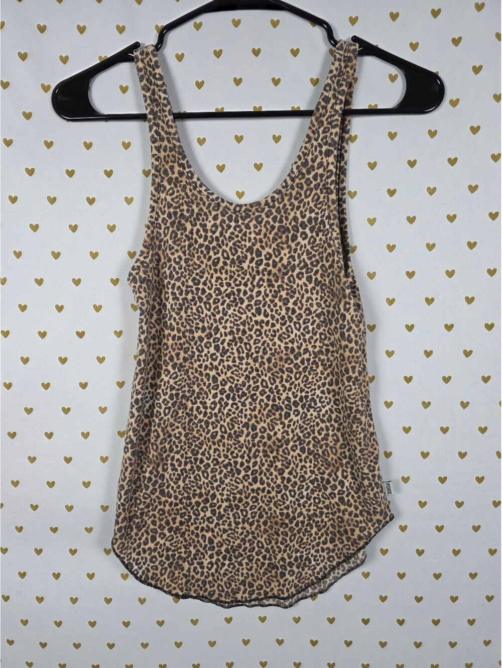 Victorias Secret PINK Cheetah Leopard Tank Top Muscle Tee XS